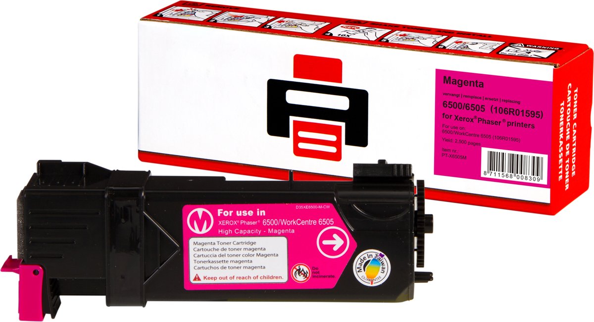 Xerox 6500/6505 (106R01595) toner |Magenta| - Pixeljet